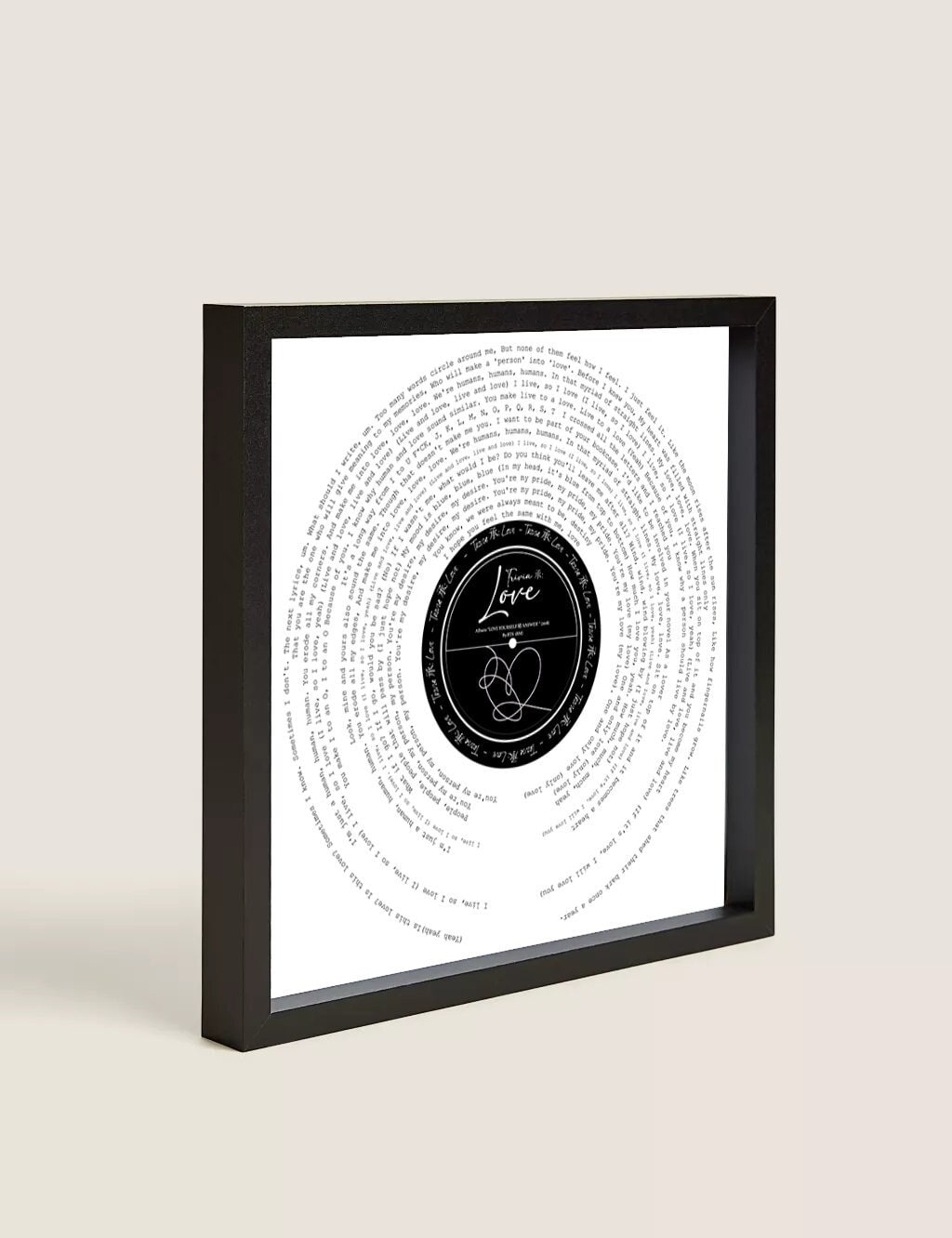 BTS "Trivia: Love" Namjoon RM K-pop Print 방탄소년단