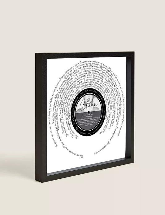 Clean (1998) T Swift Inspired Lyric Print - Vinyl Square Size