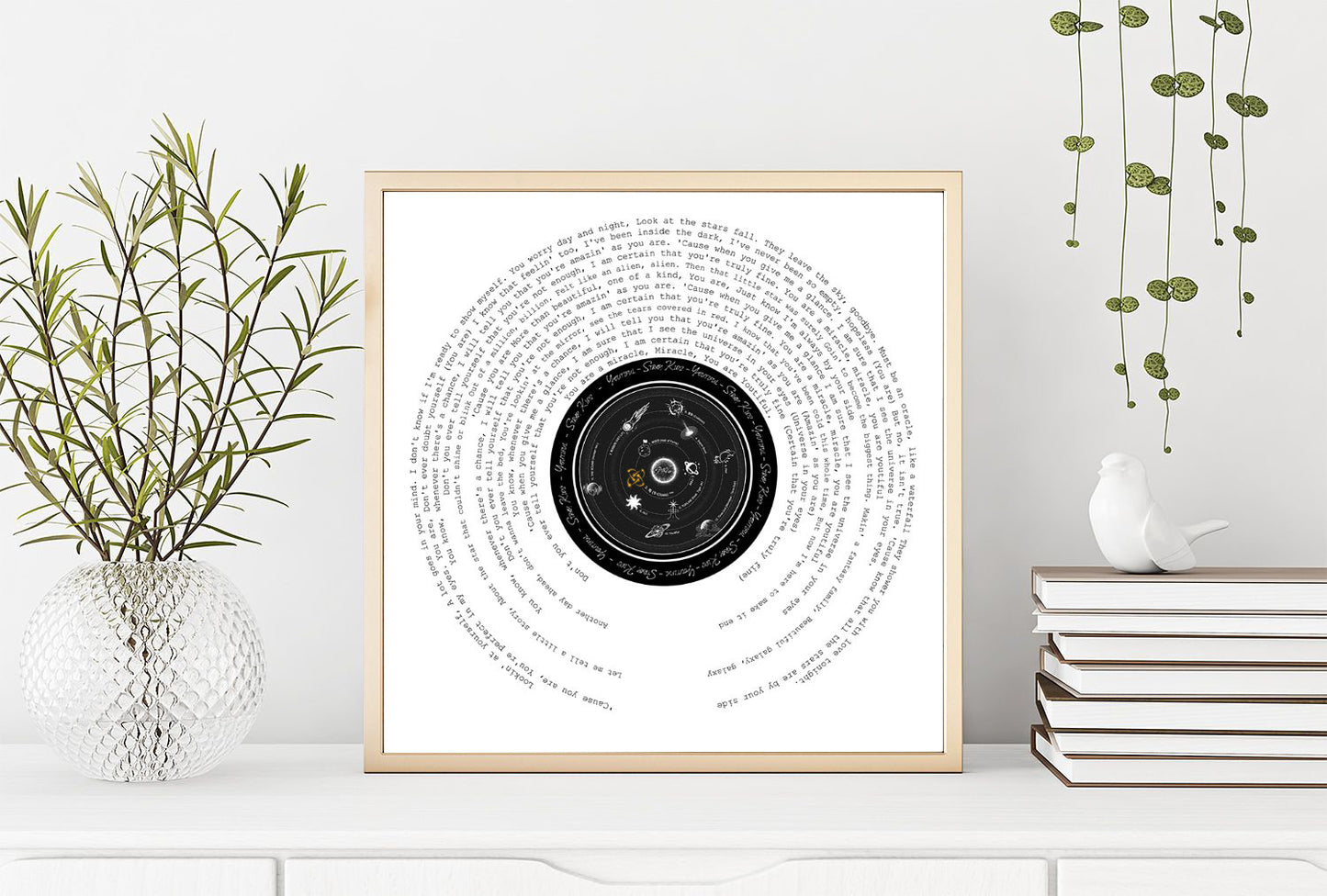 Stray Kids "Youtiful" full Lyric Vinyl Print