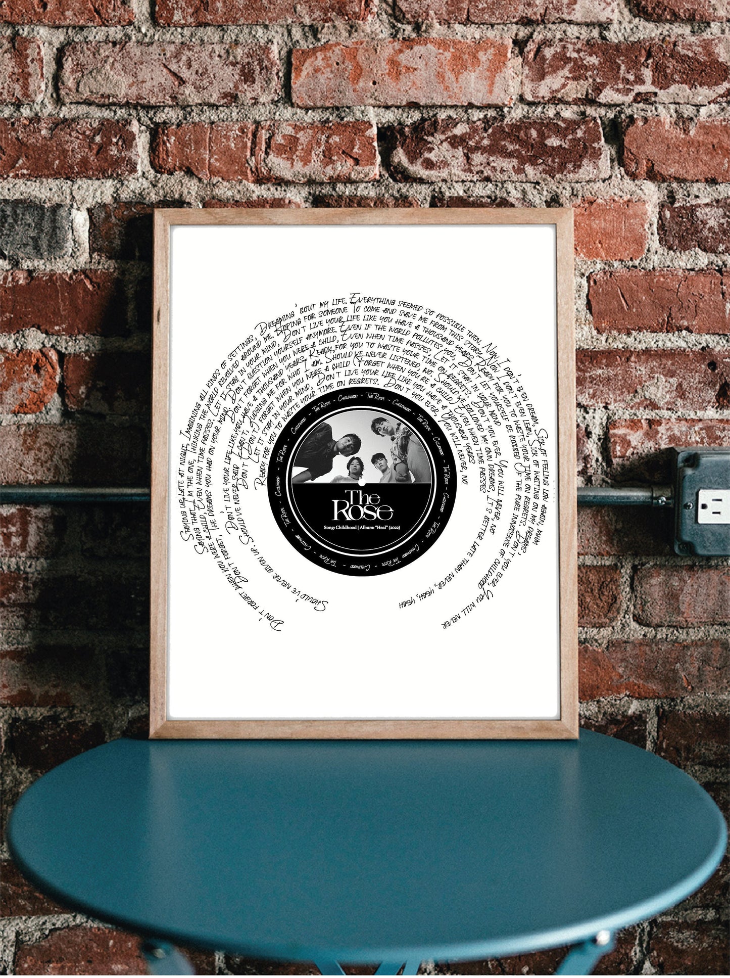 The Rose (더로즈) Childhood poster Song Print