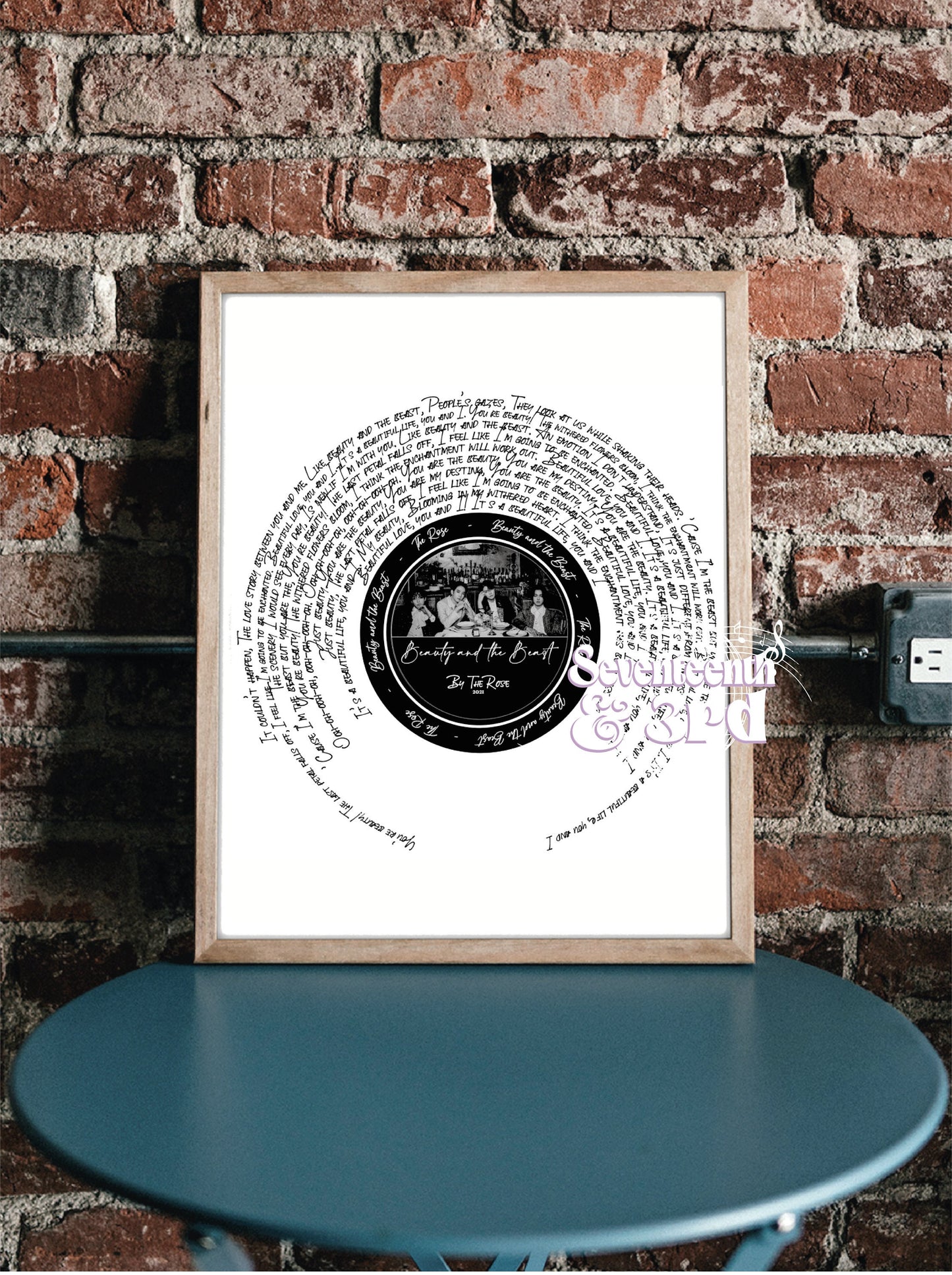 The Rose (더로즈) "Beauty and the Beast" art Print Dusk