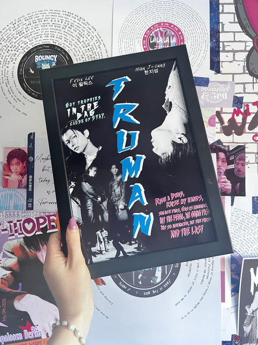 "TRUMAN" inspired movie poster Stray kids