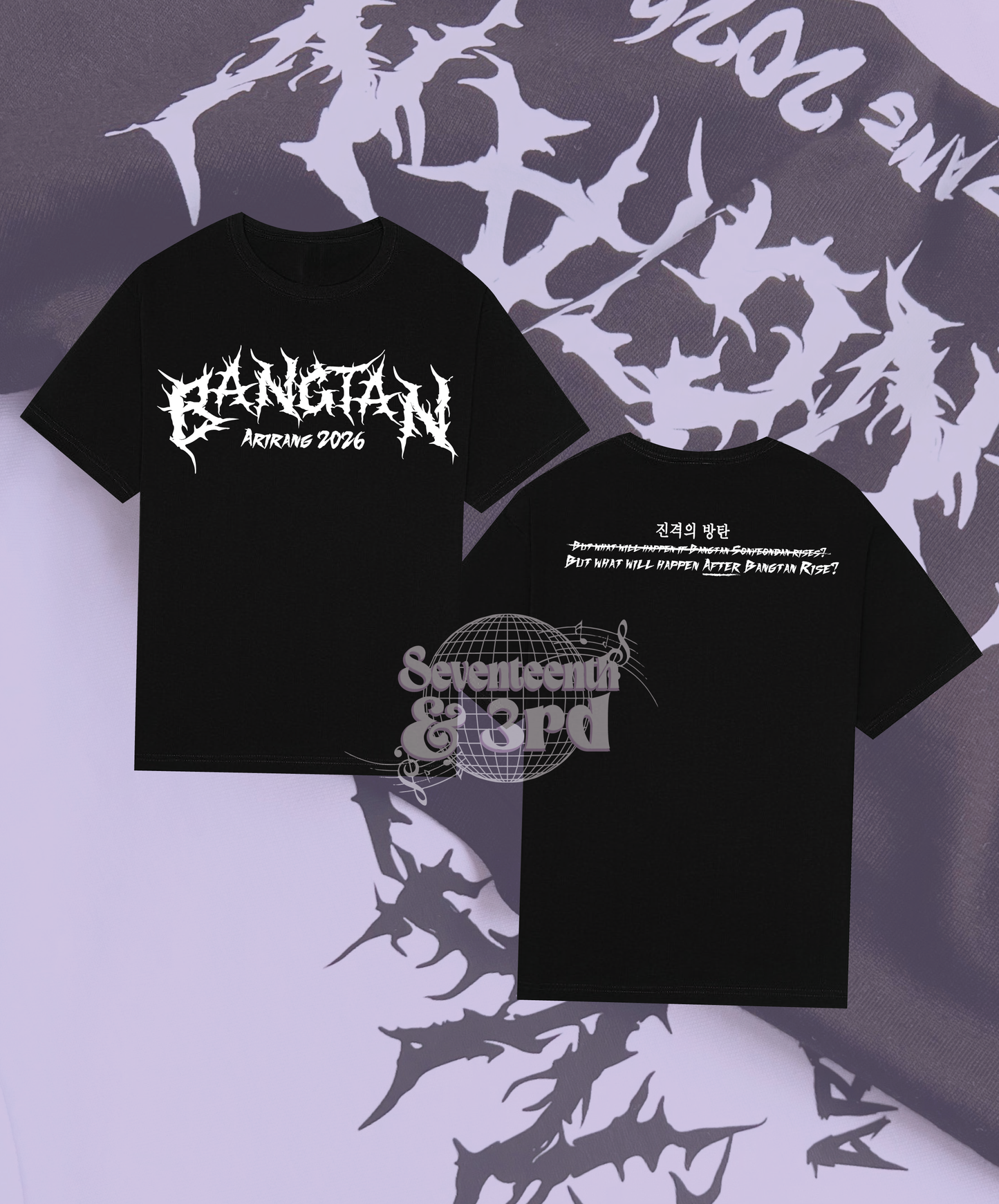 The Ararang BTS ROCK Box fit T-shirt *preorder*