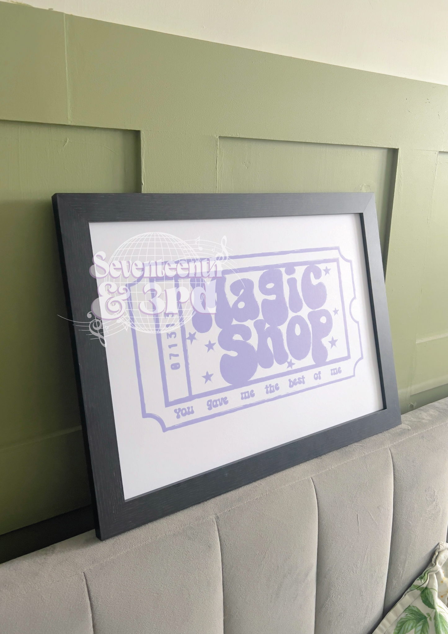 "Magic Shop" inspired Ticket art print