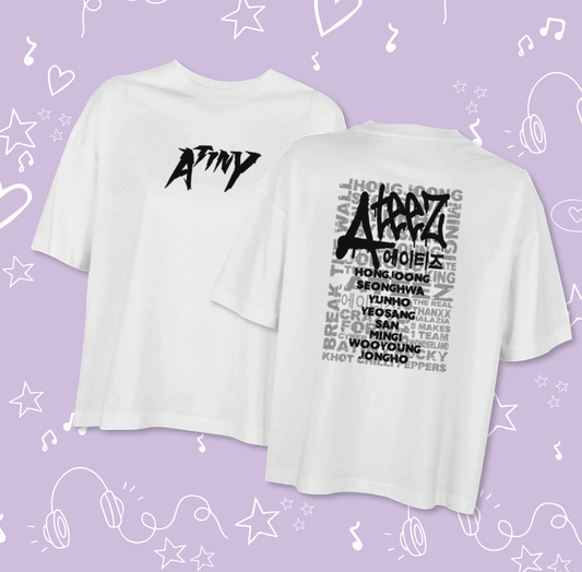 "8 makes 1 team" ATEEZ T-shirt