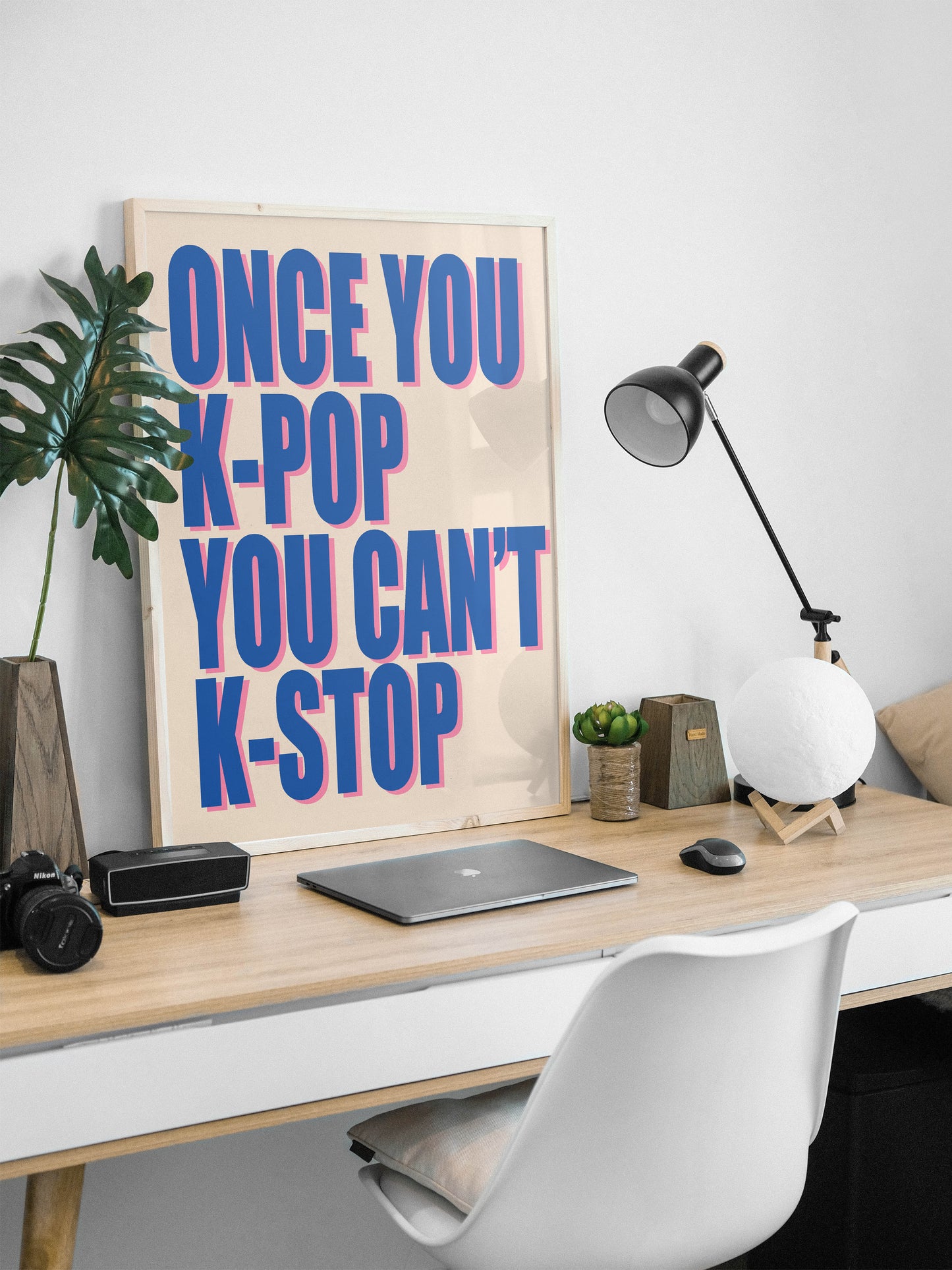 "Once you K-pop you can't K-stop" Art Print
