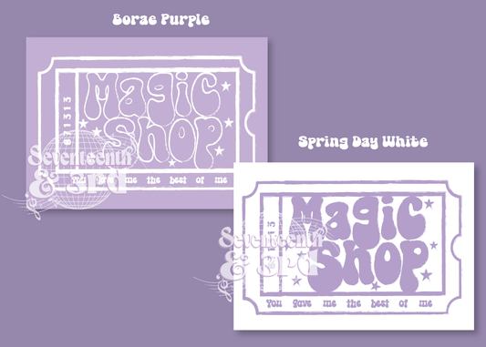 "Magic Shop" inspired Ticket art print