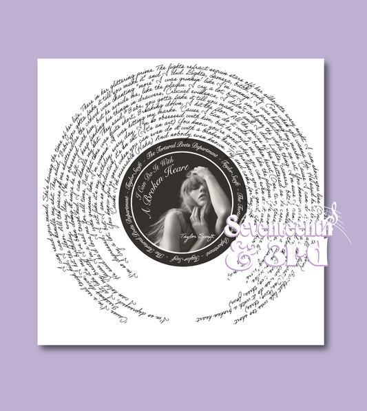 I Can Do It With A Broken Heart (TV) TTPD Album *Square Print