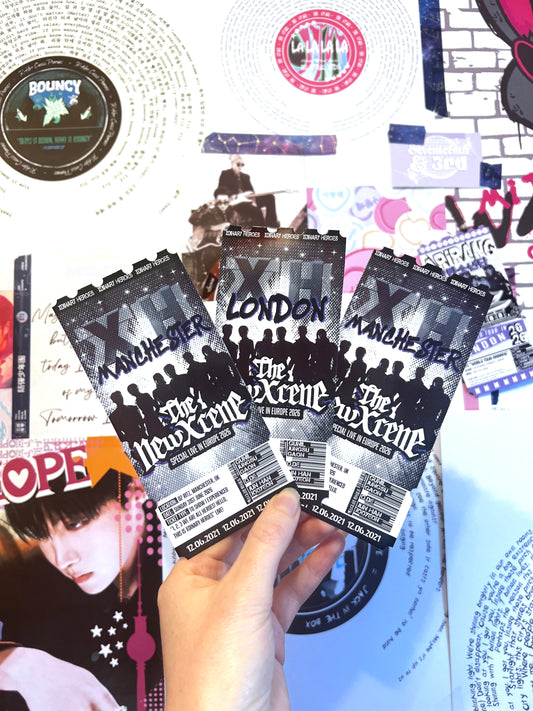 "Xdinary Heroes" inspired Souvenir Ticket